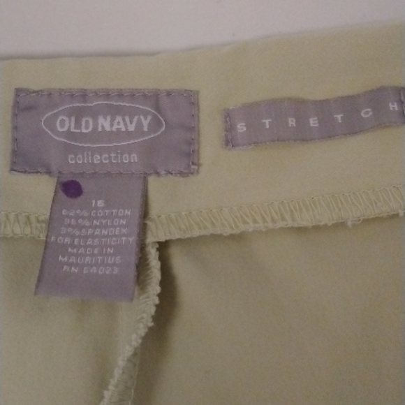 Vintage Old Navy Collection Stretch Side Zip Sz. 16 High Waist - Picture 3 of 9